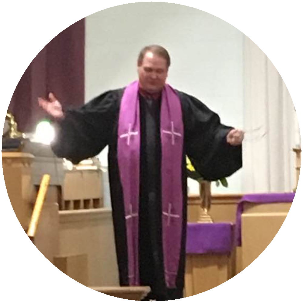 Paster Ken from the Cedar Lake United Methodist Church in Cedar Lake Indiana