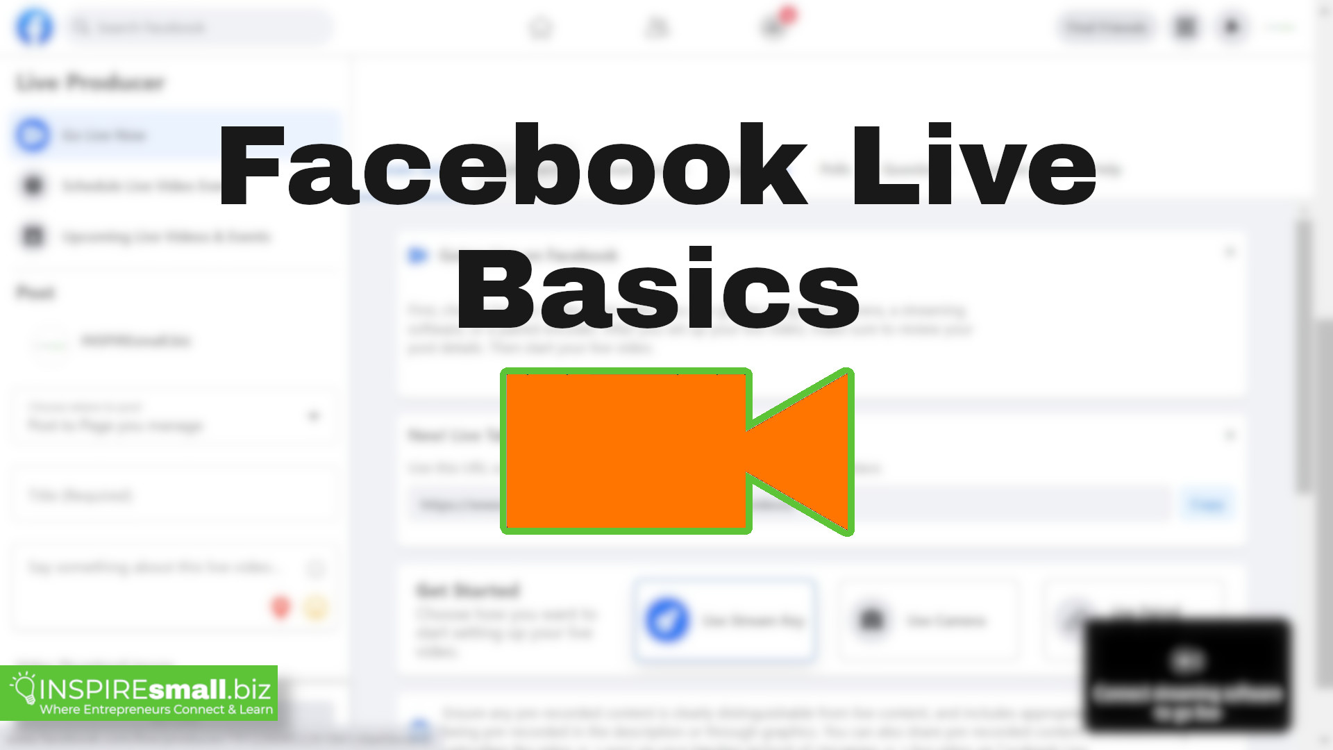 Facebook Live Basics