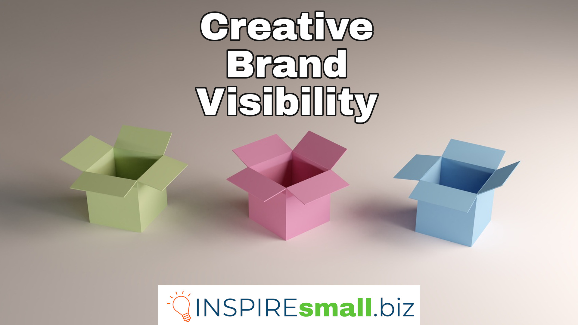 Creative Brand Visibility with Sue Wei, hosted by INSPIREsmall.biz
