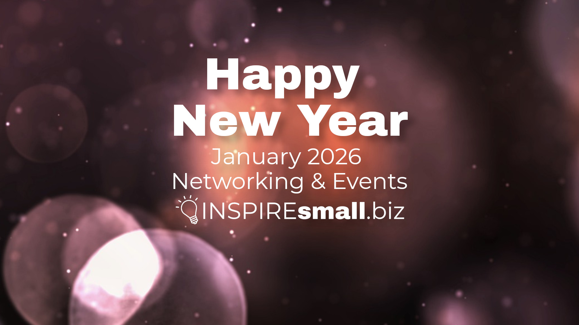 Happy New Year – January 2026 Events