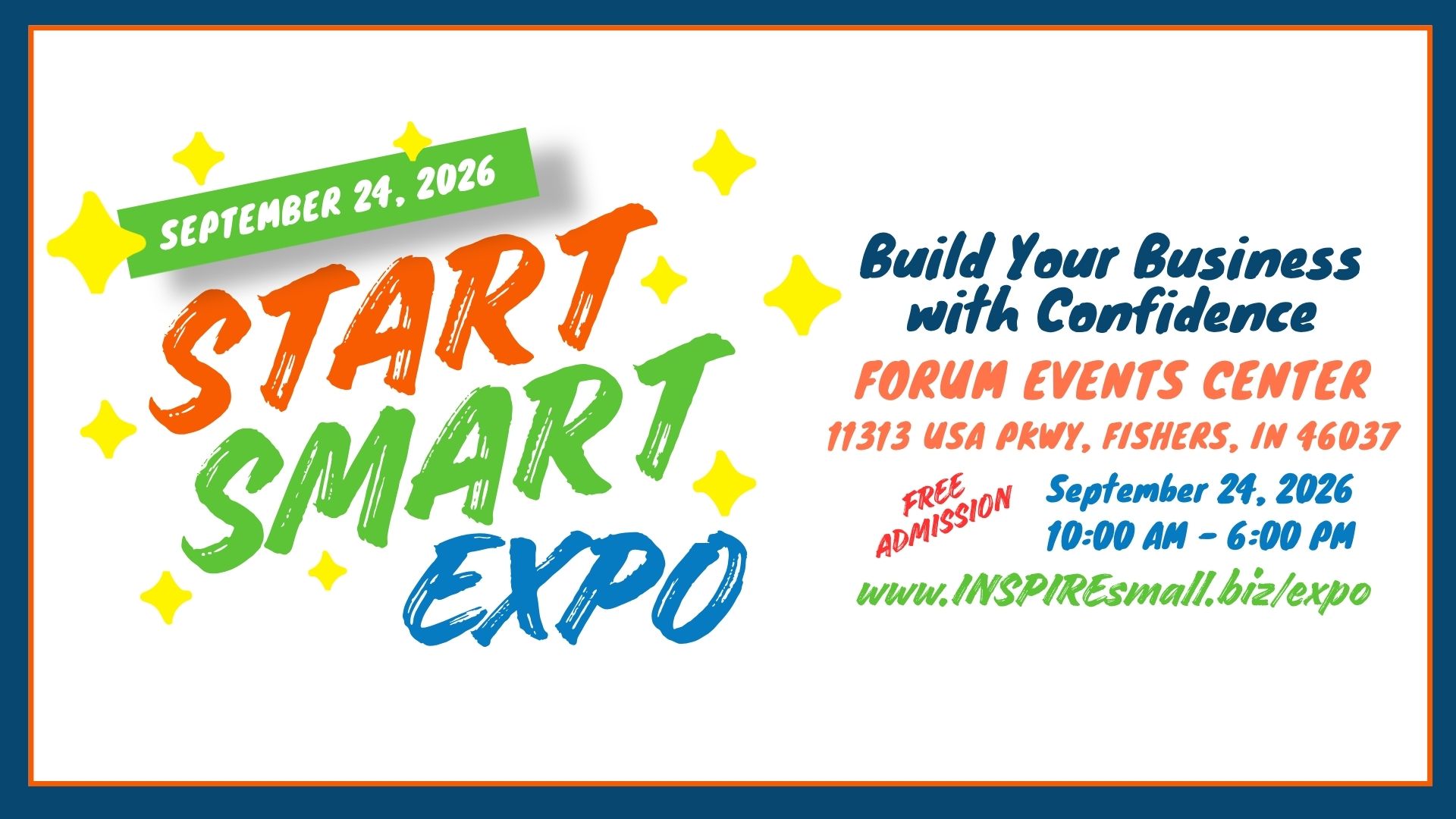 Inaugural Start Smart Expo – September 2026